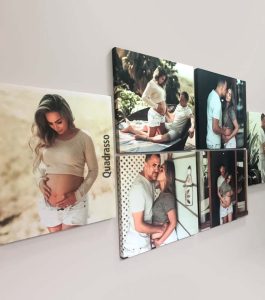 Quadro personalizado kit ensaio gestante